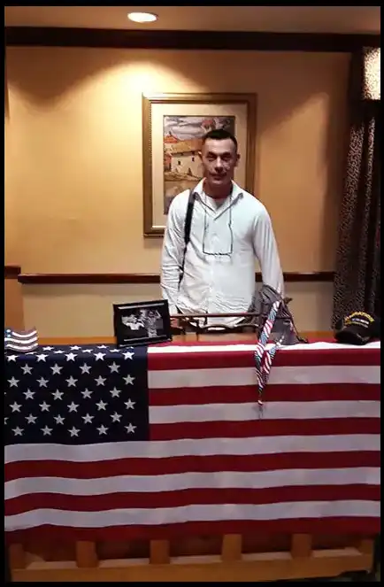 Book Author and CEO David Haave playing piano for Fallen Soldiers -- David Haave